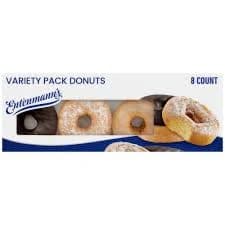 Entenmann's Classic Donuts Box Variety Pack 8 Ct 15 oz