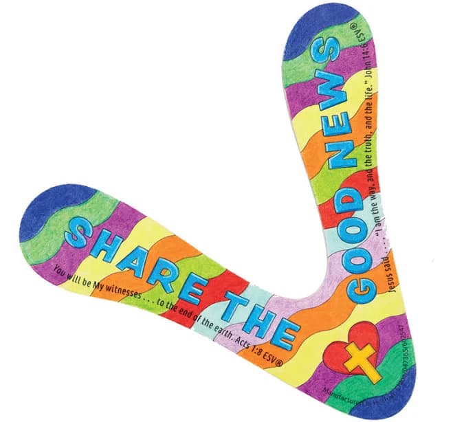Concordia Publishing House Good News Flyer Boomerang Craft