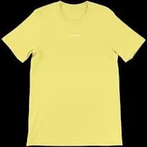 WANNA? Custom Design T-Shirt - Yellow / S