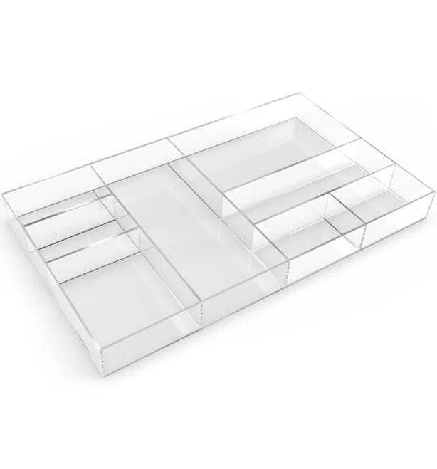 Custom Clear Acrylic Drawer Organizer for Maximum Organization