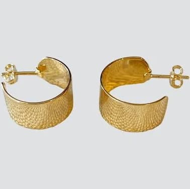 Prism Boutique Flat Wide Hoops