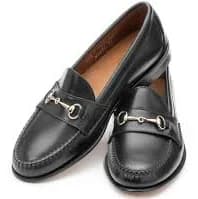 Women's Horsebit Loafers - Black Calf