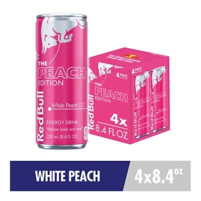 Red Bull Peach Edition Energy Drink