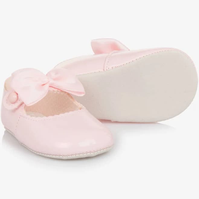 Early Days Baby Girls Leather Pre-Walker Shoes with Bows