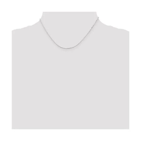 HomeBello Women's Sterling Silver Square Beaded Chain Necklace