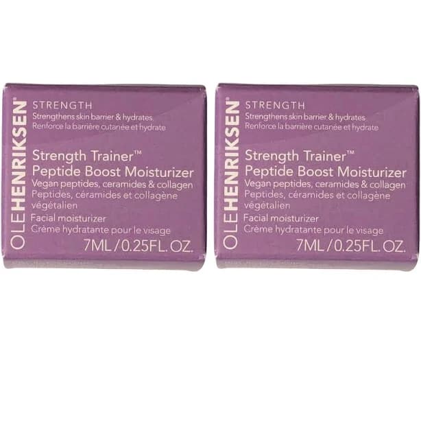 (2) Ole Henriksen Strength Trainer Peptide Boost Moisturizer .25 Oz