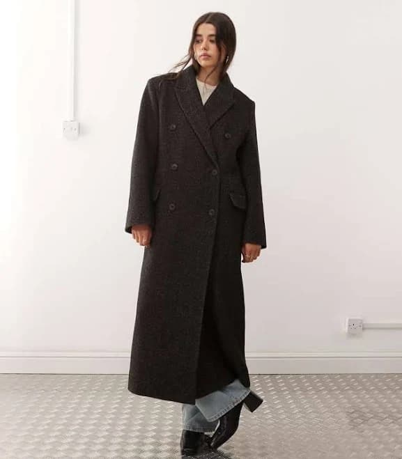 Weekday Logan Oversized Wool Blend Coat