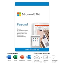 Microsoft 365 Personal 1 Year Subscription