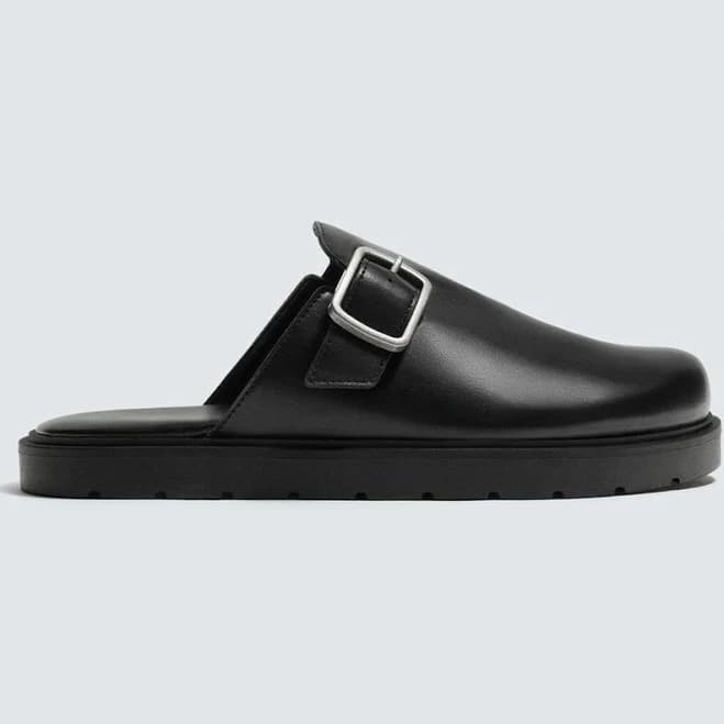 Zara Men's Buckle Clogs