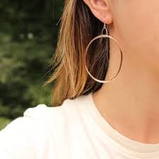 Large Copper Hoop Earrings – Dandelion Jewelry