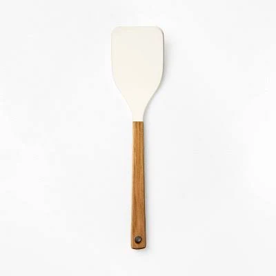 Figmint Acacia Wood Silicone Turner