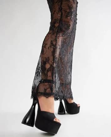 Fashion Nova Women's Style So Fly Extreme Platform Heel Shoes
