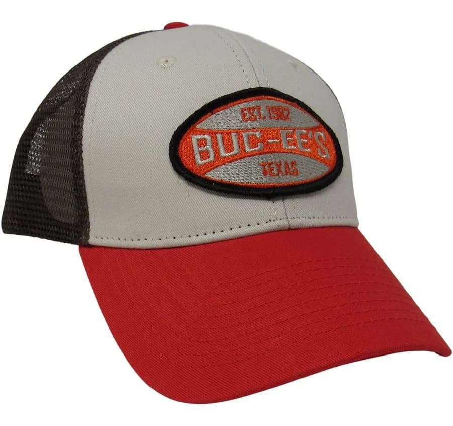 Buc-ee's Adjustable Baseball Cap with The Word Embroidered