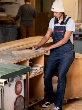 Dickies Women's Flex Denim Utility Bib Overall