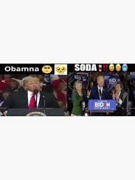 obamna soda bumper sticker" Sticker for Sale by cwileyyy | Redbubble