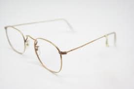 Vintage Glasses Gold Oval Frame Eyeglasses | eBay