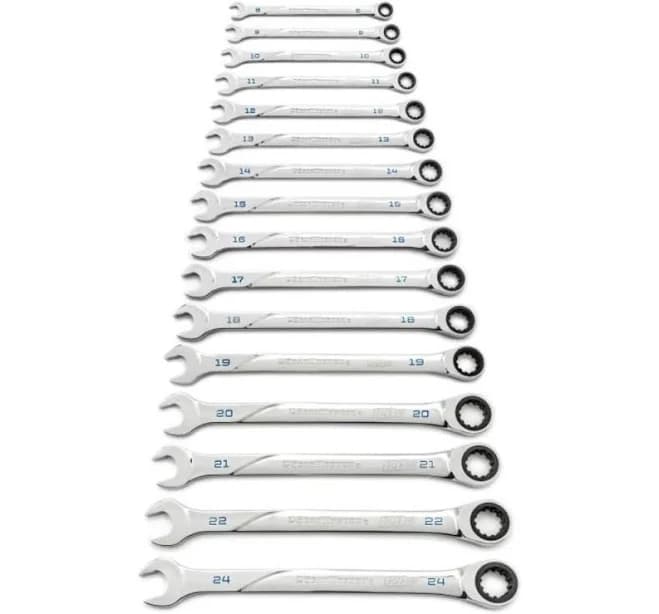 GEARWRENCH 86427 16 Pc. 120XP Universal Spline XL Ratcheting Combination Metric Wrench Set