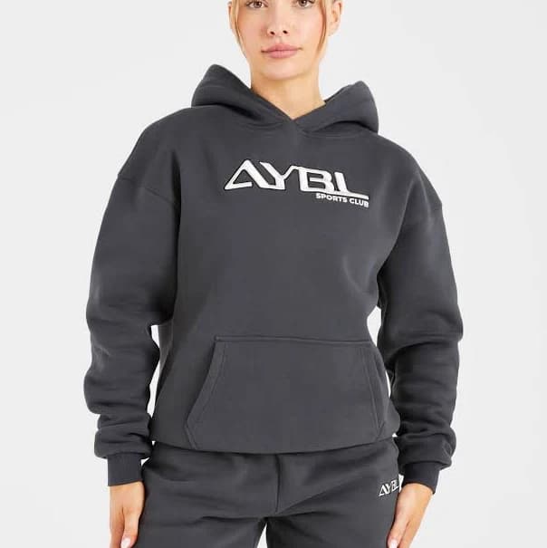 Retro Embroidered Oversized Hoodie