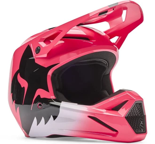 Fox Racing Youth V1 Shield Helmet - Pink - S LG