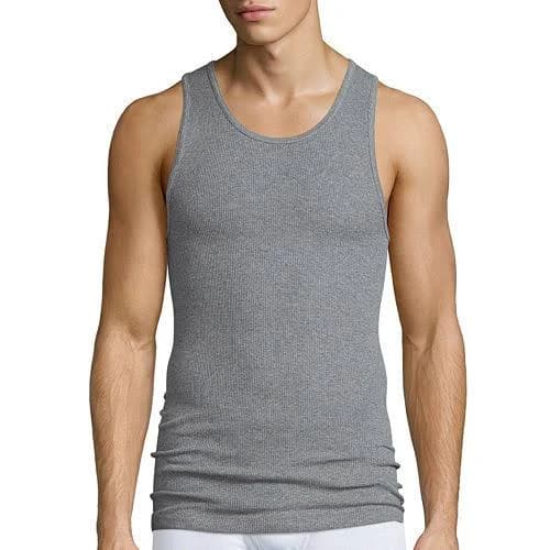 Stafford Men's Sleeveless Preshrunk Tank Undershirts (4 Pack)