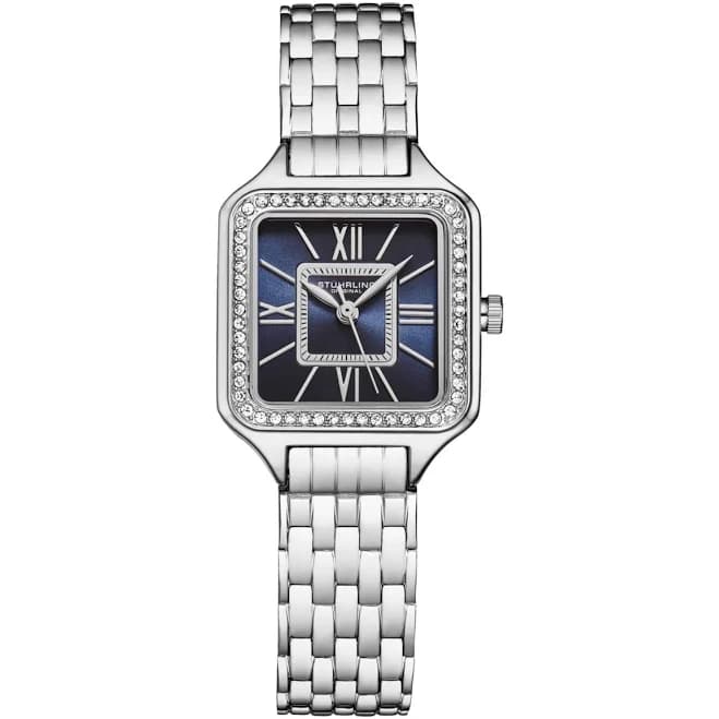 Stuhrling Women's Confidant 4020 Square Watch – Quartz Movement