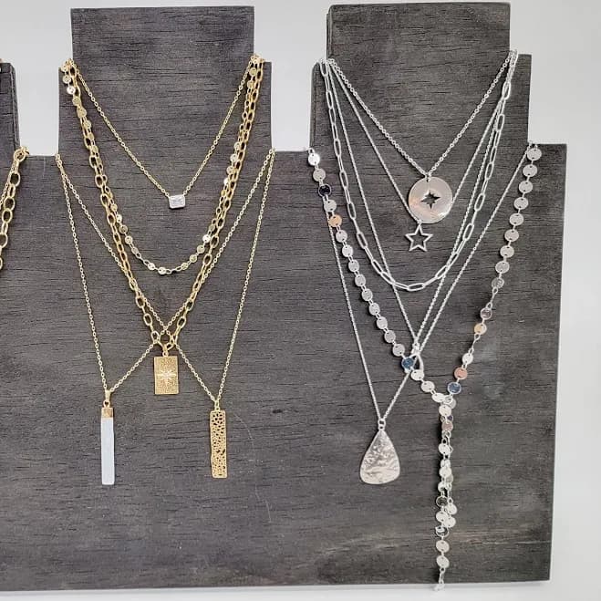 Gold Star Medallion Necklace