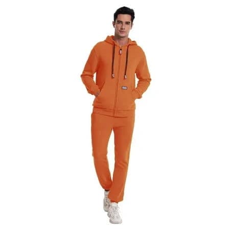 Zusmen Men's 2 Piece Zip Tracksuit Set