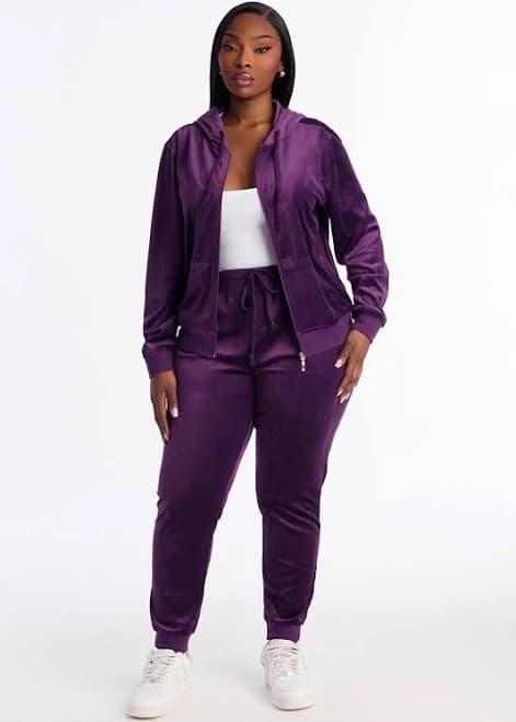 Fashion Nova Women's The Original Trendsetter Velour Set