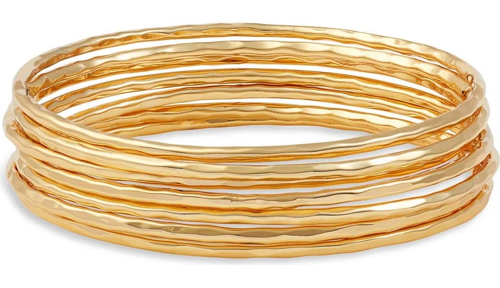 Hammered Bangles