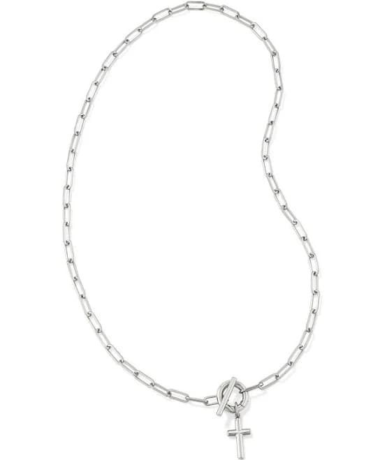 Kendra Scott Cross Link and Chain Necklace