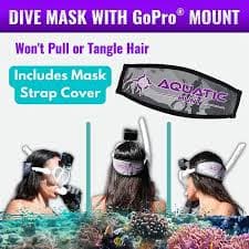 Aquatic Hunt GoPro Mount Dive Mask – Flipper's Diving LLC
