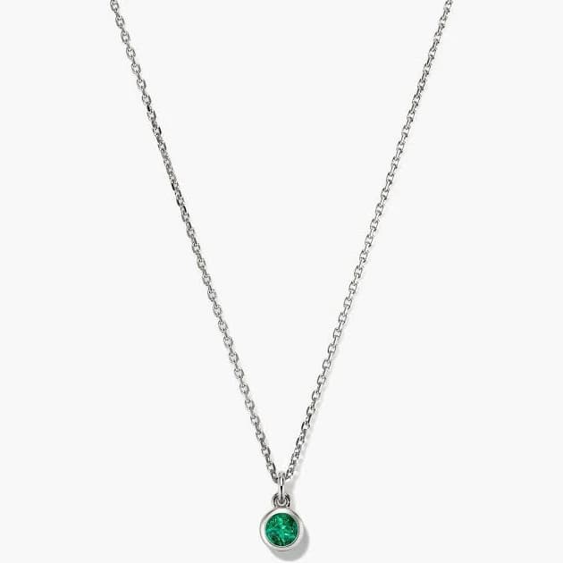 mejuri Sia Birthstone Pendant Necklace