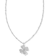 Kendra Scott Clover Crystal Pendant Necklace