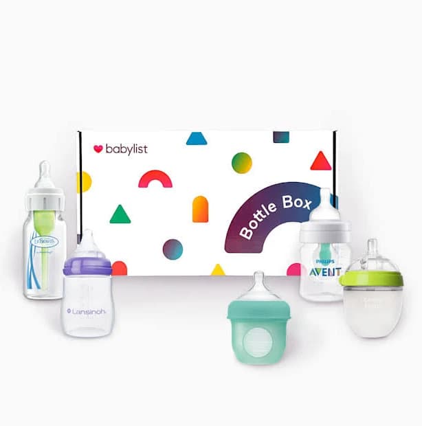 Babylist Bottle Box (5 Bottles) Size 13.5" x 7.5" x 3.5" | 100% Silicone