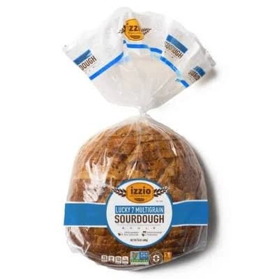 Izzio Artisan Bakery Lucky 7 Multigrain Sourdough