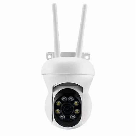 2mp Wireless PTZ IP Camera Full Color AI Humanoid Detection Auto Tracking Baby Monitor Home Security Camera, White