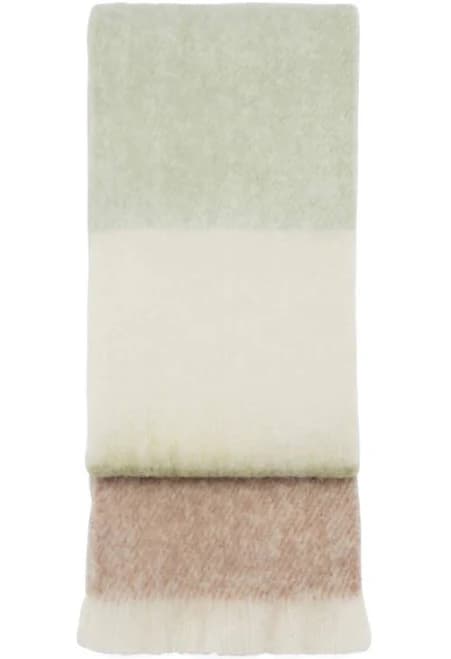 MANGO Women's Colorblock Fringe Scarf