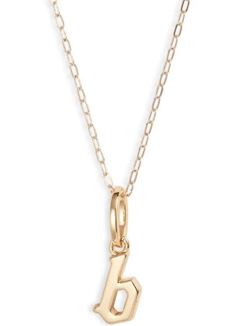 Miranda Frye Petite Gothic Letter Necklace Women's