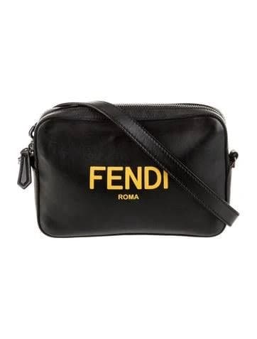 Fendi Embossed Logo Shoulder Bag