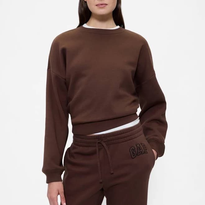 Gap Women's Relaxed Wedge Crewneck Sweatshirt