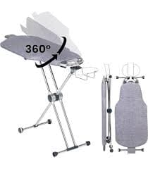 Amazon.com: Vertical Folding Ironing Board Portable Ironing Board with Hanger Adjustable Height Hanging Handheld Ironing Board for Bedroom Bathroom Clothing Store or Laundry Room : Home & Kitchen
