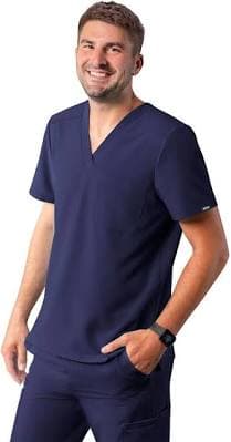 Adar Men's V-Neck Scrub Top