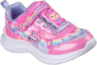 Skechers Girls Jumpsters Cutie Critters Sneaker