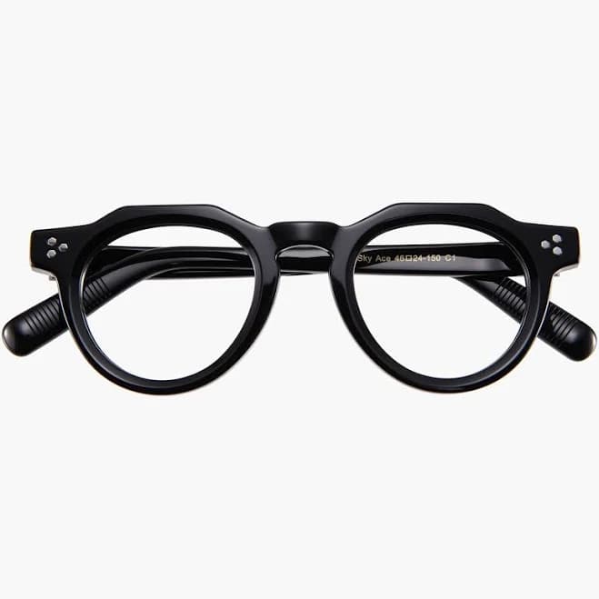 Jace O Round Acetate Prescription Glasses