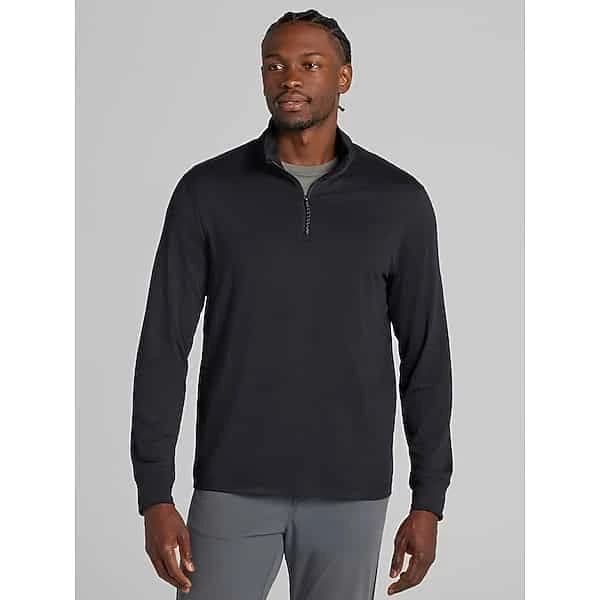 Kenneth Cole Men's CHILLFLEX Lightweight Long Sleeve Quarter Zip Pullover