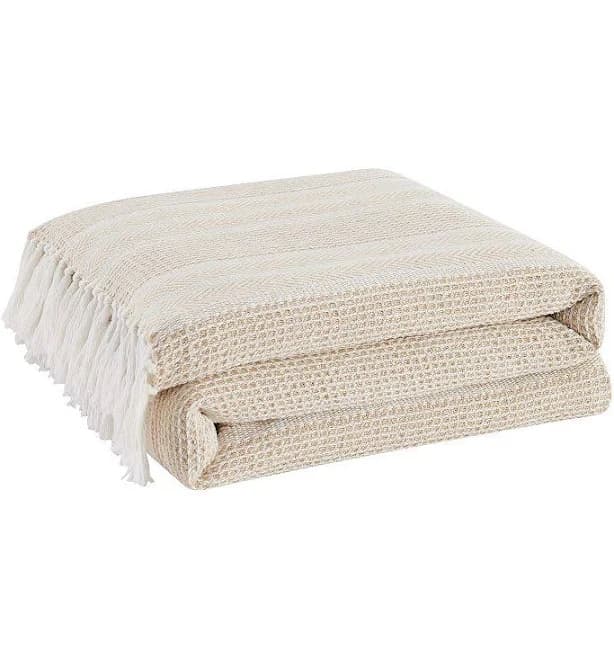 Oceanfront Resort Textured Stripe Throw
