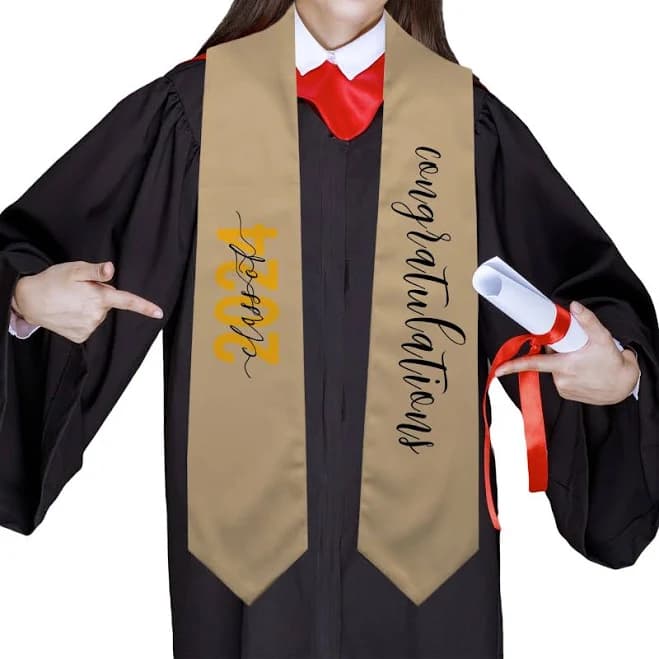 Personalized College Stole