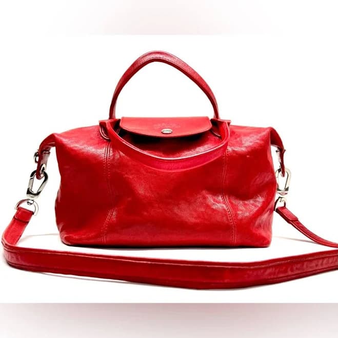 Longchamp Women's Le Pliage Cuir Leather Tote