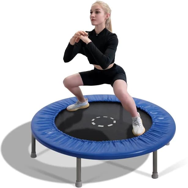 Sportspower TruJump 40" Indoor & Outdoor Fitness Rebounder Mini Trampoline