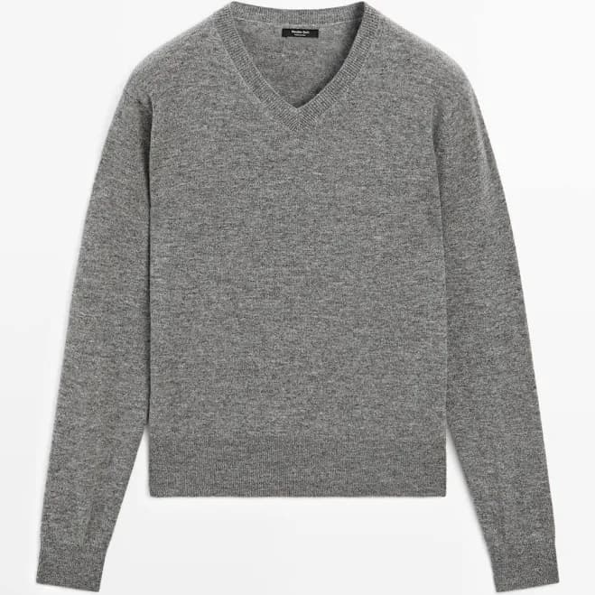 Massimo Dutti Wool Blend Knit Sweater